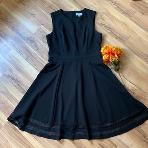 Calvin Klein sleeveless black dress size 10